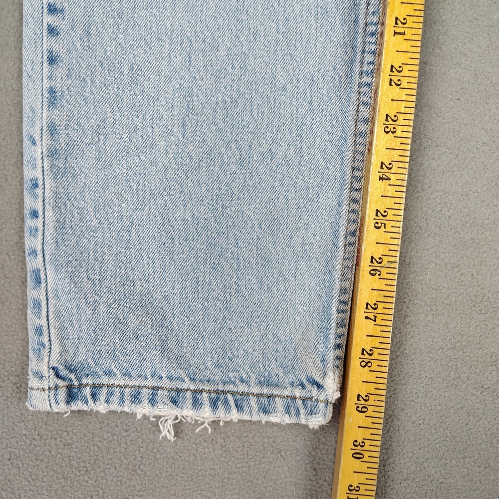 Vintage 90s Levis 512 Jeans Women 13 (Fits 8/9) Blue Straight Leg Grunge Biker - Picture 2 of 13